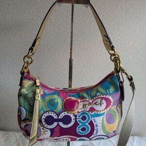 Coach🌺Poppy Pop C Graffiti Crossbody Coach